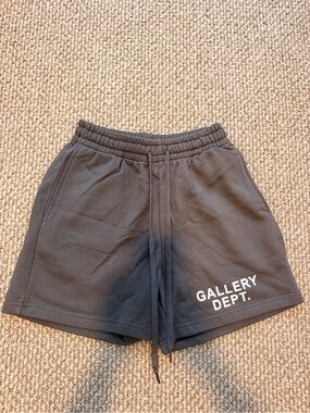 Gallery Dept Black Athletic Logo Shorts